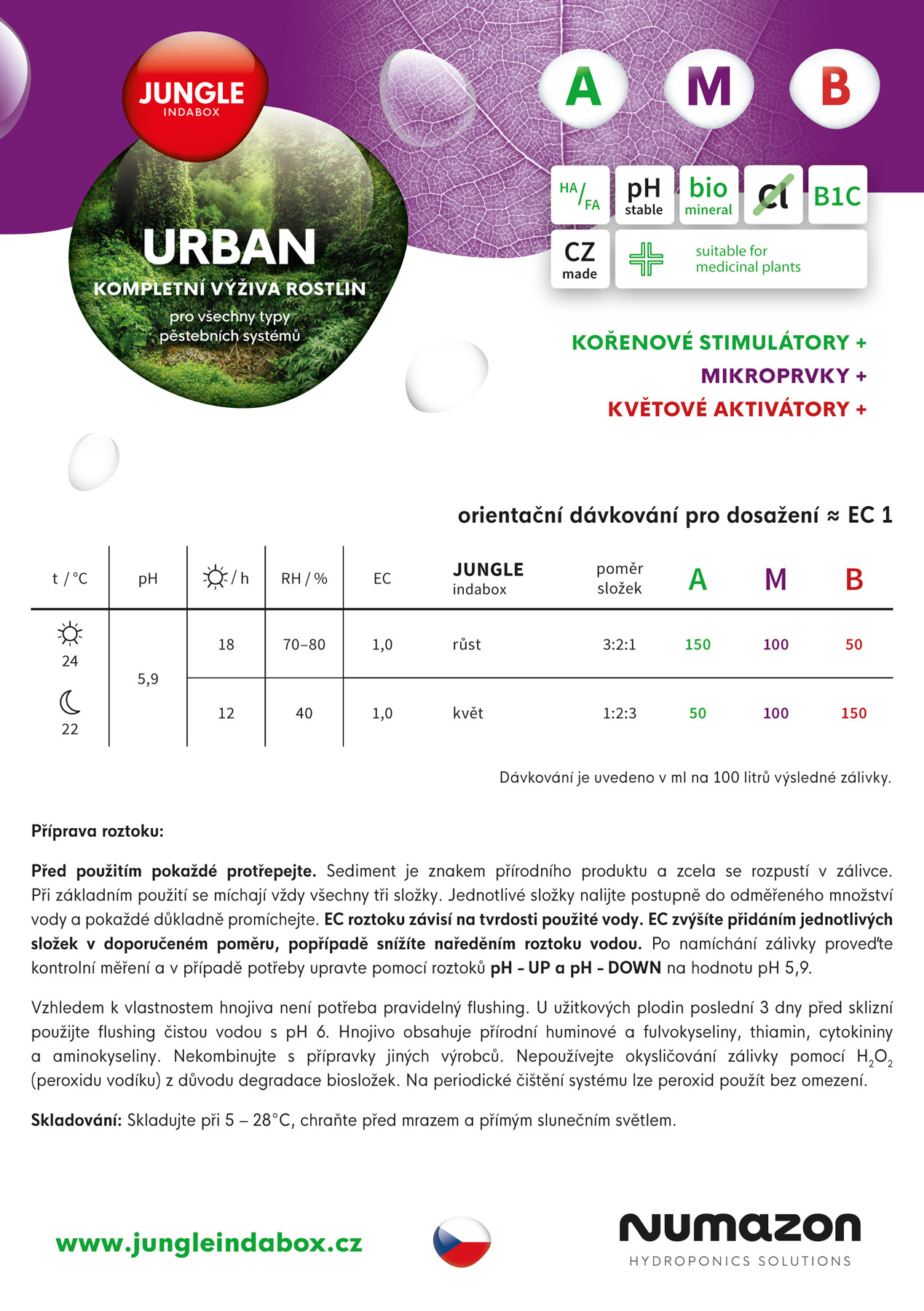 JUNGLE indabox URBAN M 1l